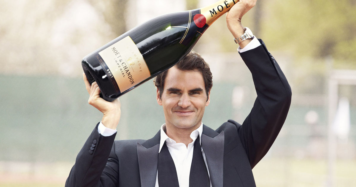Mit Roger Federer: Moët & Chandon feiert 270-jähriges Jubiläum
